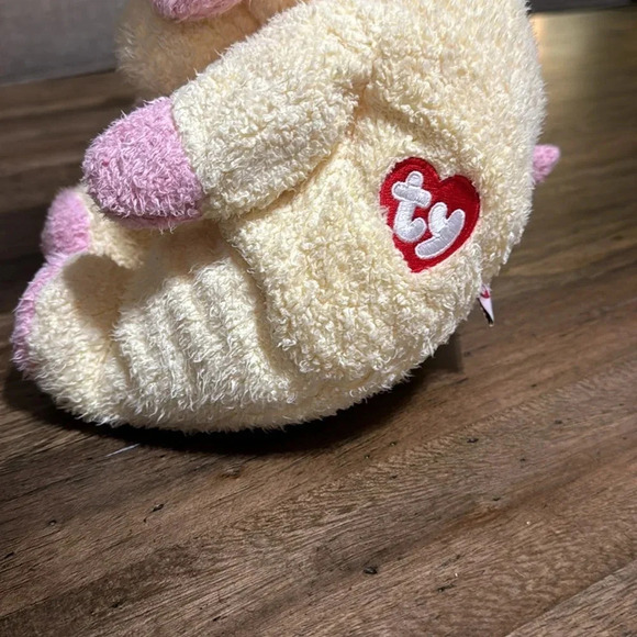 VTG RARE 1999 TY beanie baby Tylon Pillow Pals Dogbaby the Rattle Plush Animal - Picture 3 of 11